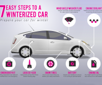 Winterizing your car infografic